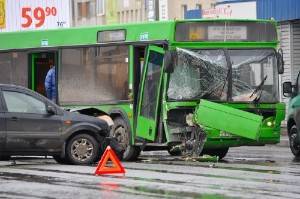 What are common causes of bus accidents