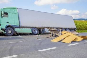 What should I do after a tractor trailer accident