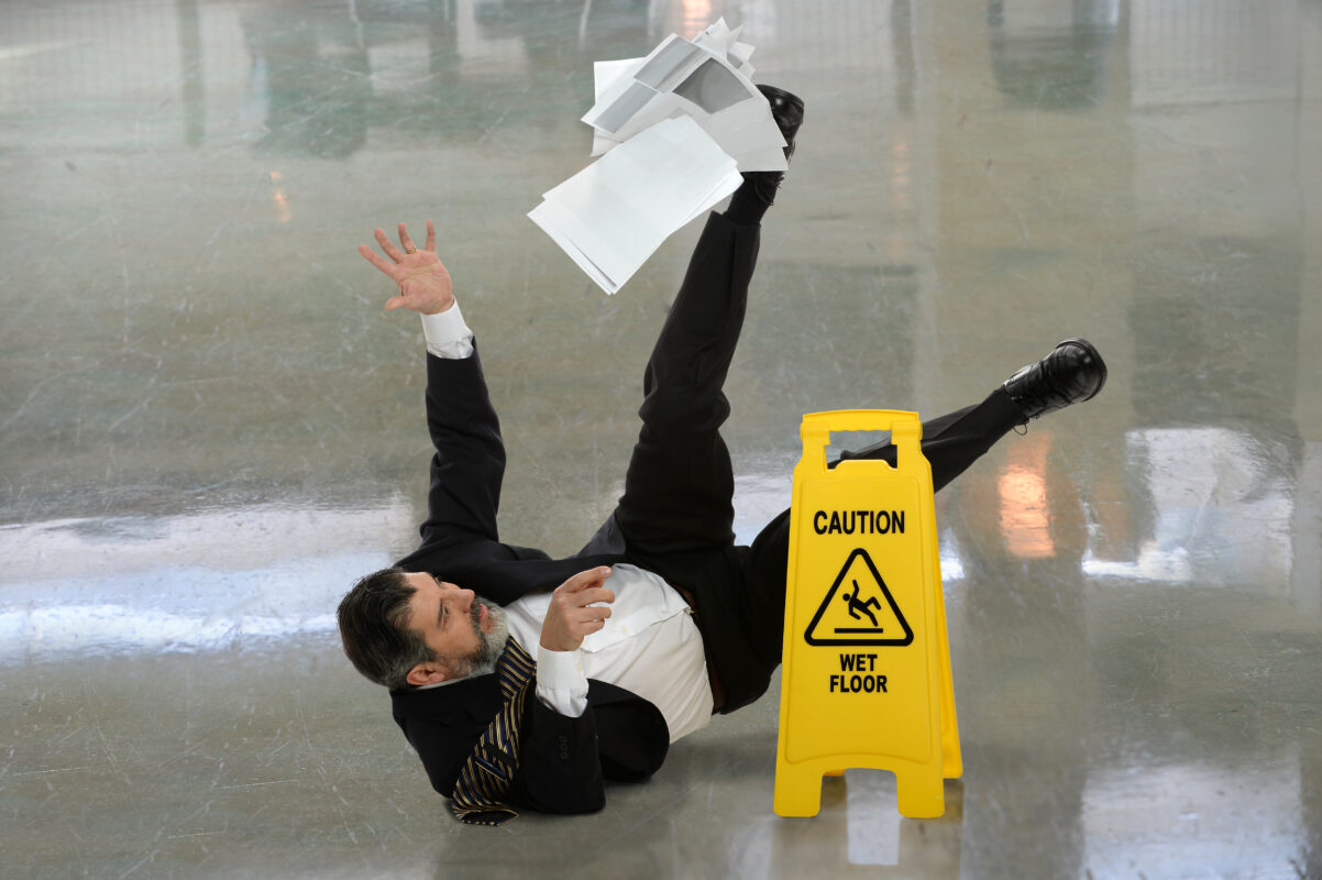 What are some common causes of slip and fall accidents in Payne County