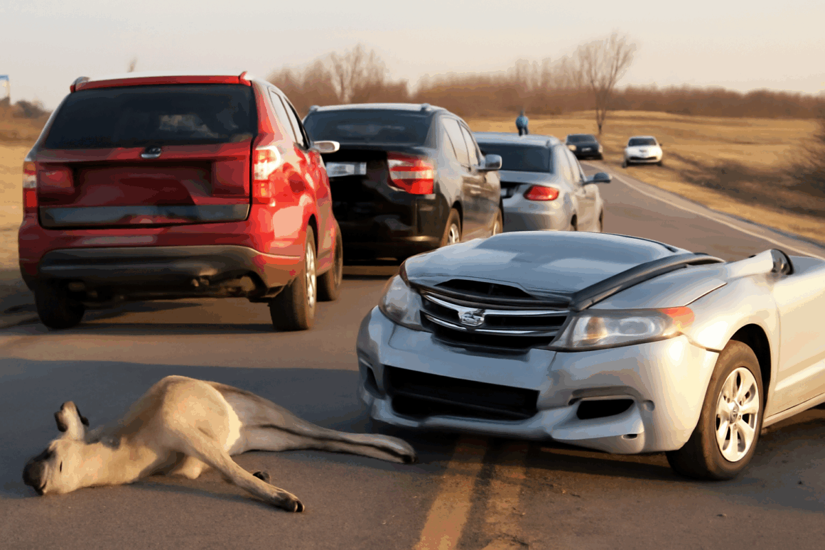 Deer Strike Led to Multi-Car Wreck on Hwy 51 or 177: When Another Driver is Still at Fault