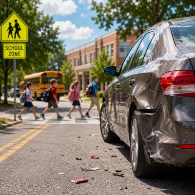 School Zone Car Accidents in Stillwater
